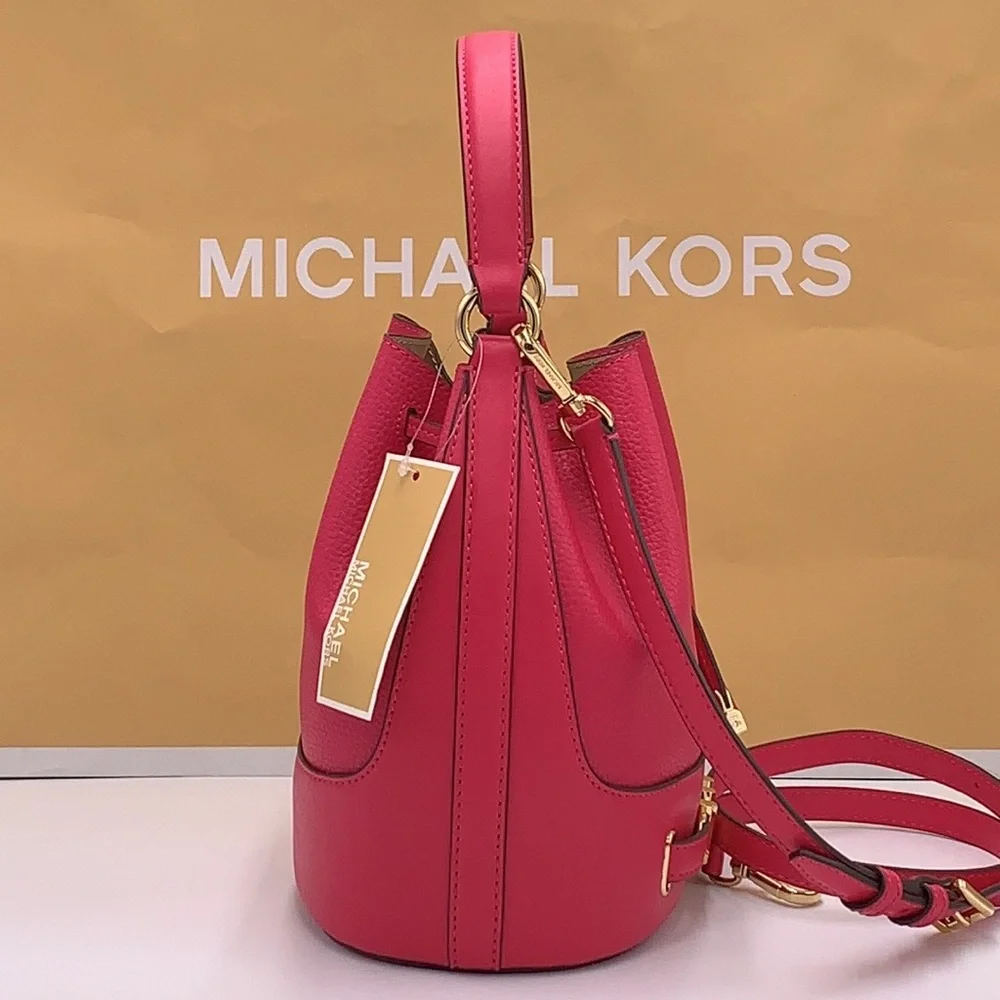 MICHAEL KORS REED MEDIUM BELTED BACKED MESSENGER CROSSBODY BAG & WALLET SET - Picture 7 of 16